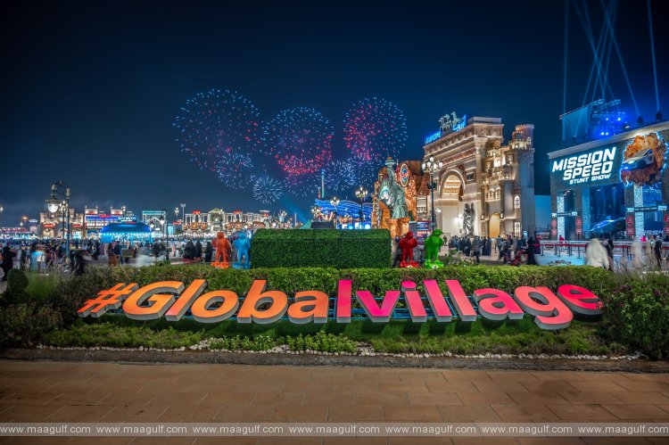 Global Village lights up Dubai skies to celebrate New Year 2021 in seven countries around the world
